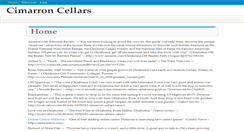 Desktop Screenshot of cimarroncellars.com